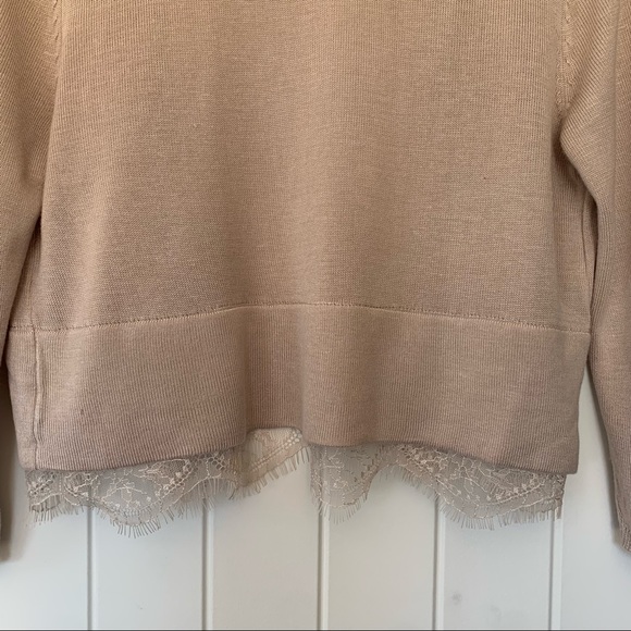 Tommy Hilfiger Lightweight Cardigan Lace Trim S - Picture 10 of 10